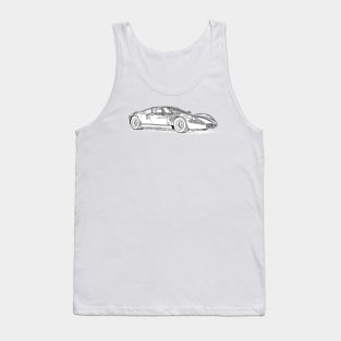 Alfa Romeo 33 Wireframe Tank Top